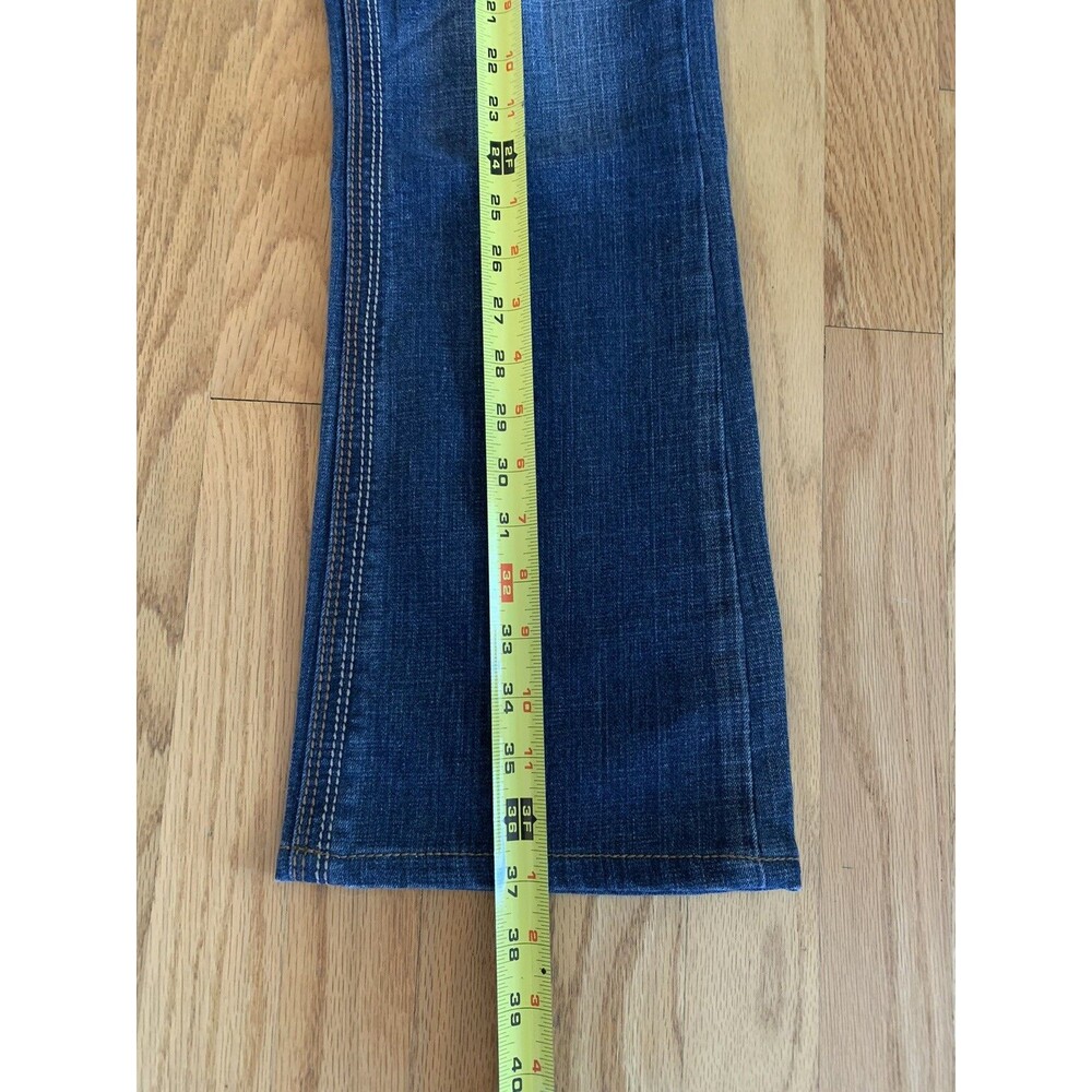 SEVEN7 Jeans Bootcut Distressed Flap Pockets Low Rise Women's Size 28/6 NWOT - Picture 12 of 12